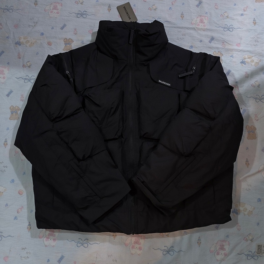 Balenciaga Black Down Jacket